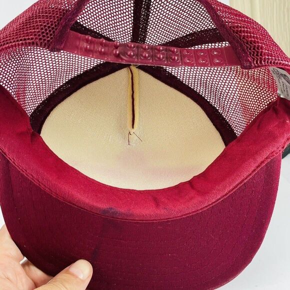 Sapp Bros Illini Truck Stop Peru IL Mesh Snapback Trucker Hat Cap VTG - Picture 10 of 10